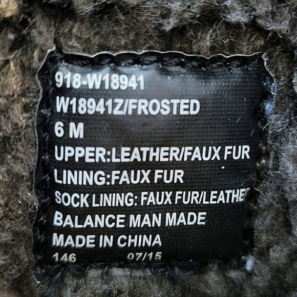 White Mountain Frosted Brown Suede Weather Smart Pull-On Ankle Boot Size 6 - Picture 9 of 10